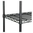 thumbnail image 4 of 4 Shelf Metal Wire Shelving Rack Holder Adjustable Storage Unit Organizer Black, 4 of 9