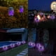 thumbnail image 4 of 4 Pack Solar Lights Outdoor, Solar Wall Light for Garden Decor, Waterproof Solar Powered Outdoor Lights, Mini Decorative Torch Lights for Garden, Pati, 4 of 5