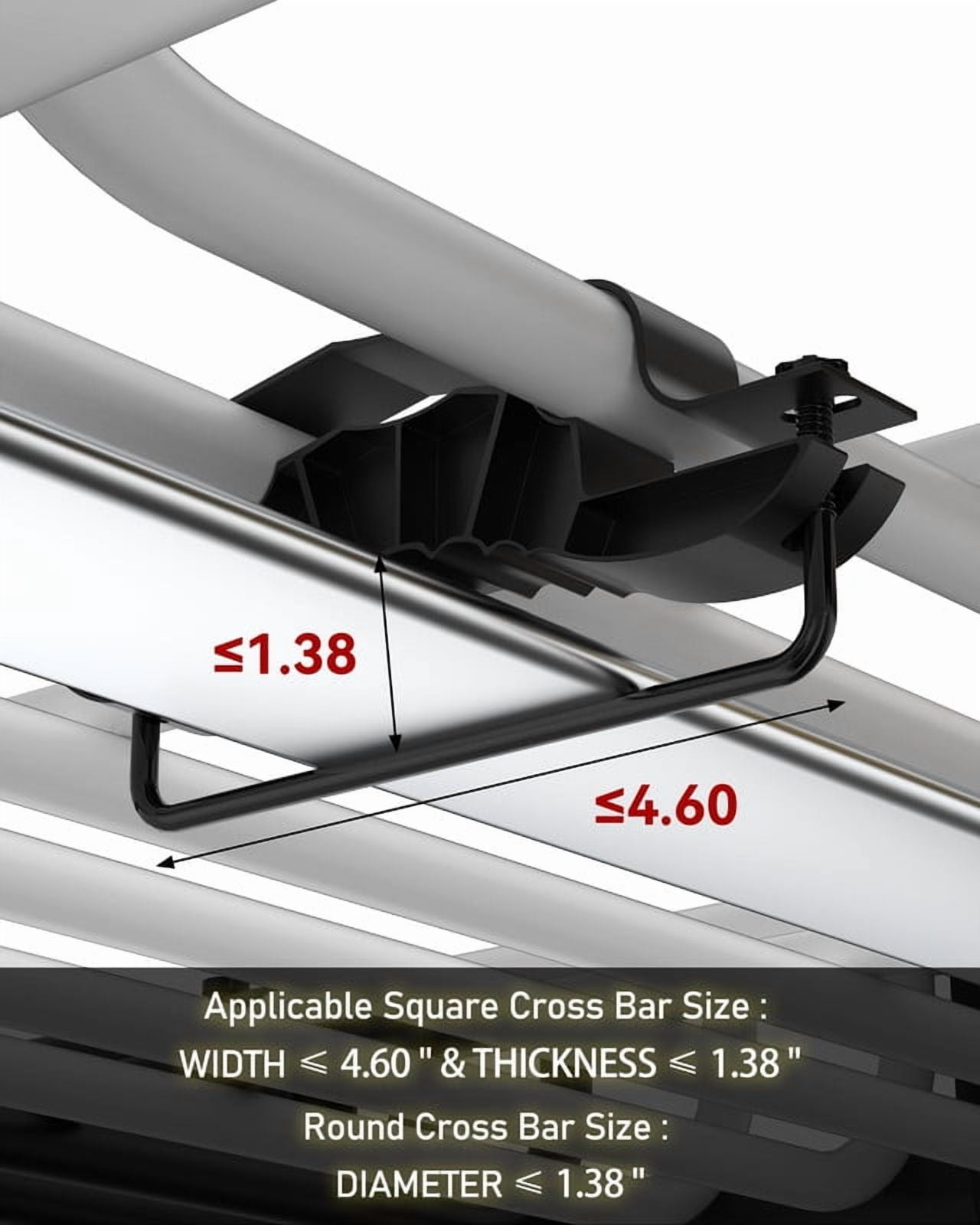 Towallmark 46 x 36 Inch Roof Rack Basket, Cargo Carrier, SUV Roof Rack, 200LBS Capacity with Waterproof Luggage Bag for Trucks SUVs Vehicles Camping