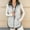 White, variant on Women's Long Winter Lapel Vest Plain Quilted Vest Warm Lined Long Vest Outdoor Winter Vest Sleeveless Winter Jacket Women's Vests Vest With Drawstring And Pocke Womens Snow Coats Womens plus Jackets
