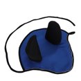 thumbnail image 4 of Gorro/red/máscara/capucha transpirable para orejas de caballo, velo de mosca de ganchillo, equipo para montar a caballo (azul oscuro), 4 of 8