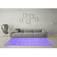 thumbnail image 3 of Ahgly Company Indoor Square Abstract Purple Contemporary Area Rugs, 6' Square, 3 of 4