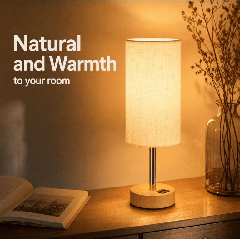 IJIL Touch Table Lamp with USB Charging Port photo 5