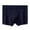 Navy, variant on HAOTAGS Men's Underwear Boxer Briefs Breathable Ice Silk Cotton Regular Mens Boxer Briefs Underwear Men Pack Black Size L
