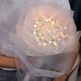 thumbnail image 4 of Ramo de tulipanes Jadeshay con tira de Luz Material PU acrílico 20 x tulipanes, 4 of 8