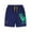 Dark Blue 2, variant on Toddler Boys Sweat Shorts Summer Athletic Print Shorts with Pockets Casual Elastic Waist Cotton Shorts, Sizes 2-7