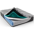 thumbnail image 3 of Queen Gel Hybrid Bed Mattress | Sleep Cool with Wicking Technology | Soft Memory Foam Filler, 3 of 5