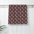thumbnail image 5 of Pofeuu Skull colorful flower Print Hand Towel 27.5" x 16" Soft Absorbent Towel for Bathroom SPA Gym Hotel, 5 of 6
