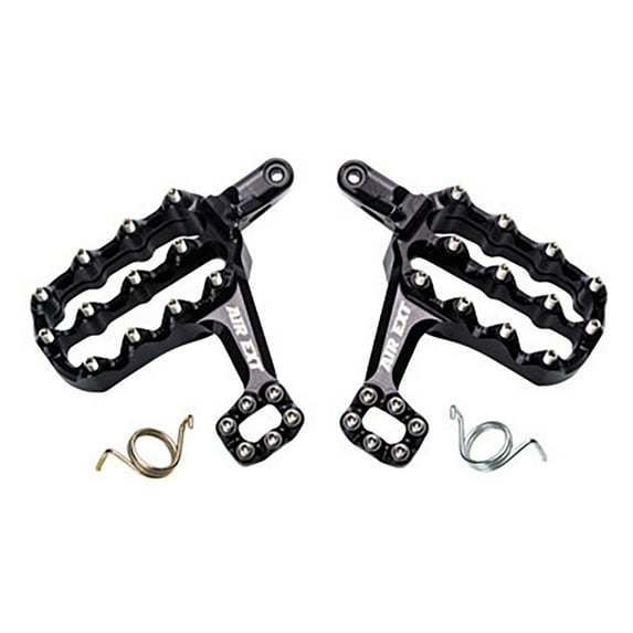 Fastway Air Ext Motorcycle Foot Pegs Kit Black Compatible With Sherco 300 SE-R Six Days 2017