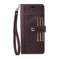 thumbnail image 2 of FOXDOCK Funda tipo Cartera para iPhone 12 Pro Max – Cubierta de Cuero PU con Múltiples Ranuras, Bolsillo para Efectivo y Correa de Muñeca, 2 of 6