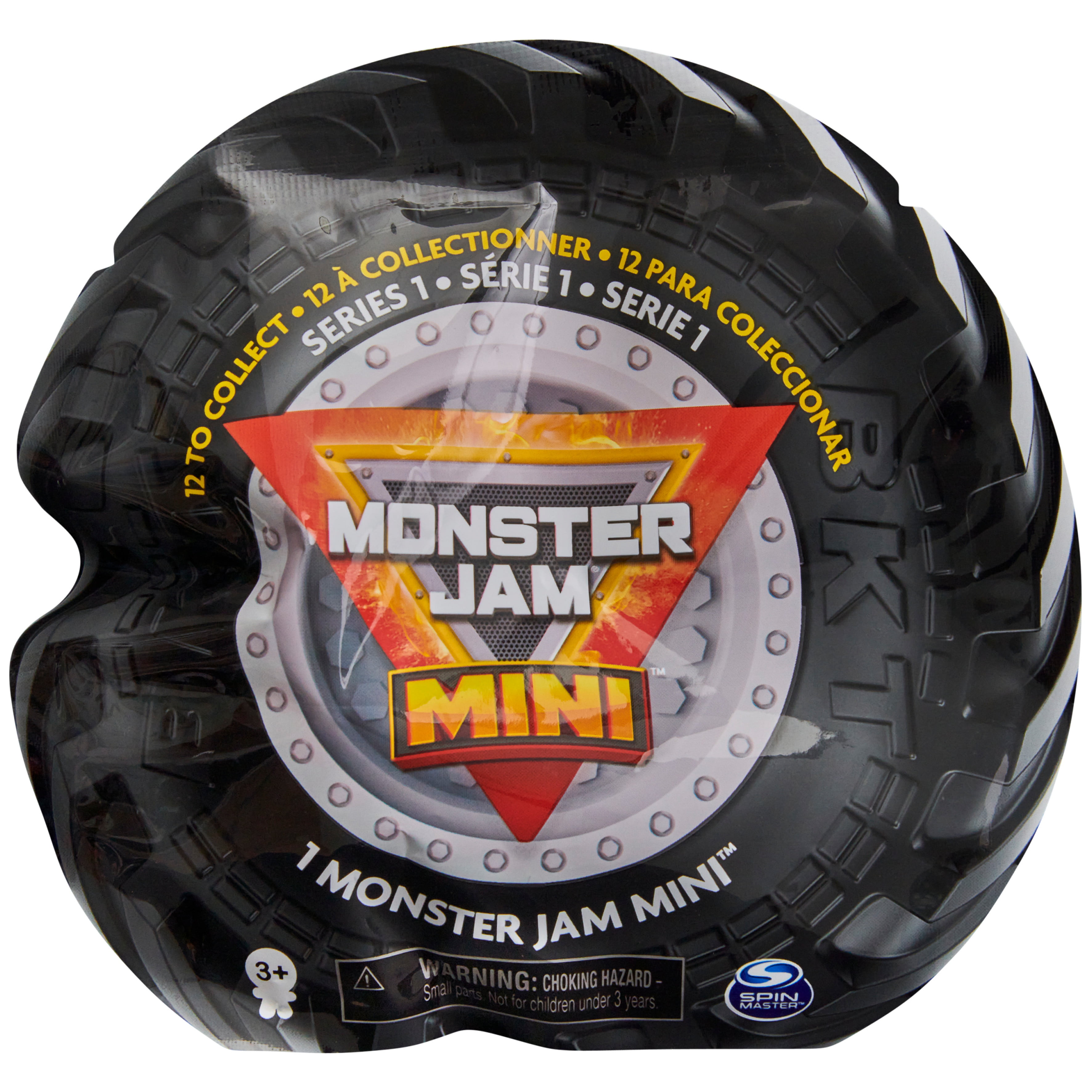 Monster Jam, Official Mini Mystery Collectible Monster Truck 12 pack 1:87  Scale