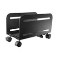 thumbnail image 1 of Monoprice Steel Computer Case CPU Tower Mobile Stand - Black Powder-Coated Steel Construction - Workstream Collection, 1 of 2
