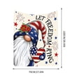 thumbnail image 3 of Nkmbld 4th of July Patriotic Throw Blanket, Memorial Day Soft Cozy Flannel Blanket, Patriotic Lightweight Cozy Fleece Blanket for Couch Sofa Bed Decor, 3 of 9