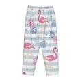 thumbnail image 5 of Kll Womens Flamingo And Pineapple Print Pajama Pants Soft Pajama Bottoms For Women Cozy Lounge Pants, 5 of 9