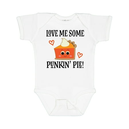 

Inktastic Thanksgiving Love Pumpkin Pie Gift Baby Boy or Baby Girl Bodysuit