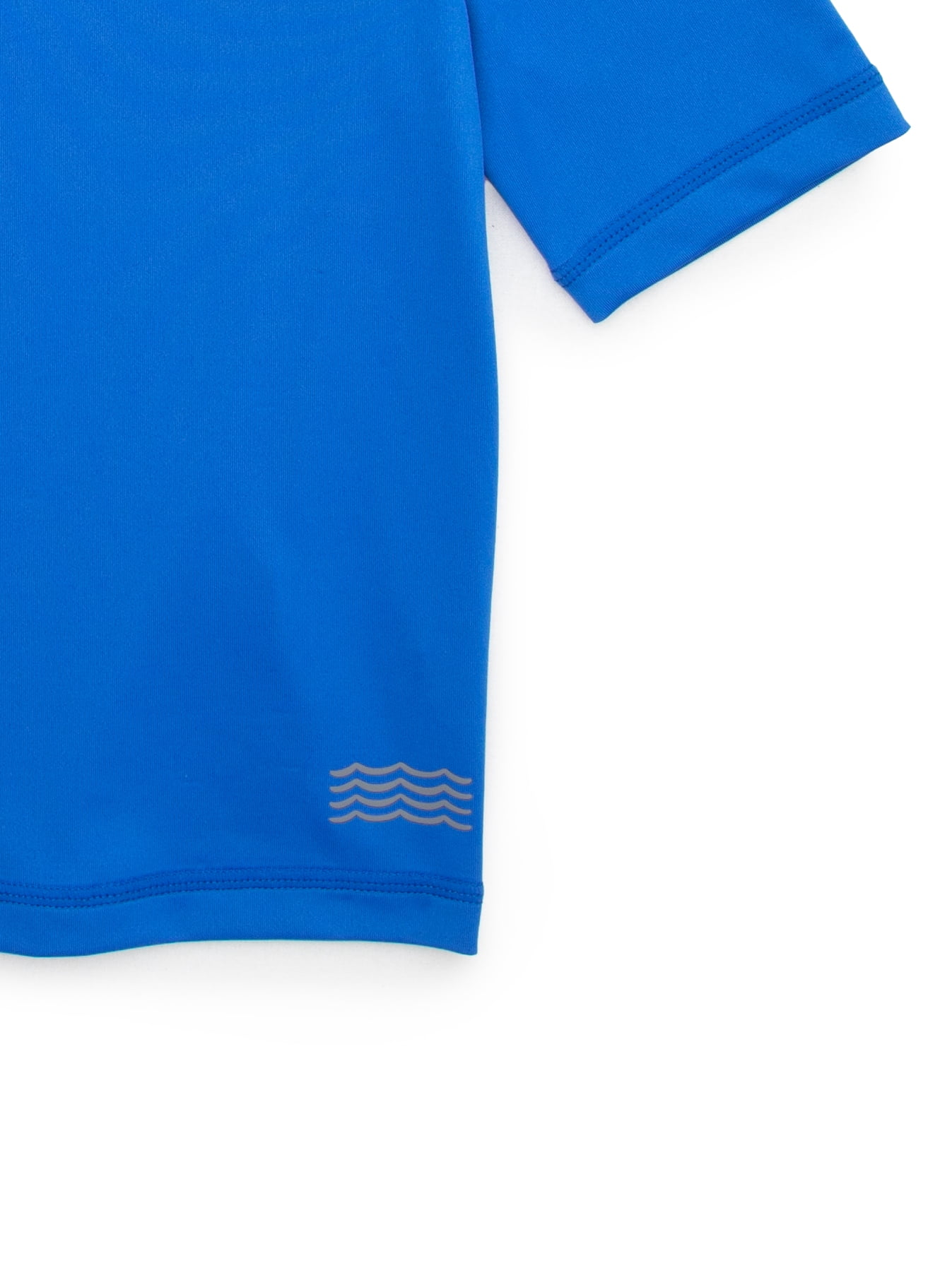 Wonder Nation Boys Everyday Swim Rash Guard with UPF50+, Sizes 4-18 & Husky