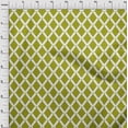 thumbnail image 4 of oneOone Cotton Flex Light Green Fabric Geometric Sewing Material Print Fabric By The Yard 40 Inch Wide, 4 of 5