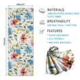 thumbnail image 2 of Pioneer Flower Floral Print Pattern Hot Yoga Mat Towel Non Slip for Hot Yoga - Quick-Drying Yoga Mat Cover with 4 Corner Pockets with Travel Bag - Hot Yoga Towel Non Slip 70"x26", 2 of 6