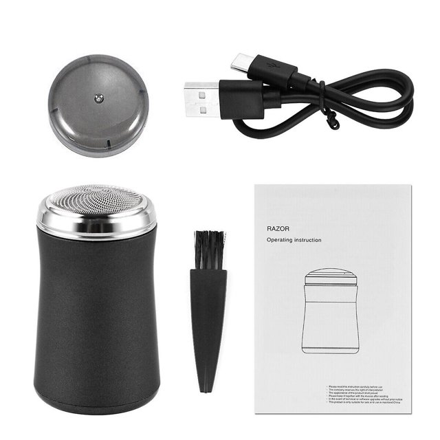 Smallest Electric Travel Shaver Portable Mini Pocket Size Rotary Razor for Men