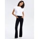 thumbnail image 4 of Leggings de Yoga de Mezclilla Ajustados con Bolsillos y Cintura Alta para Mujer Negro L, 4 of 7