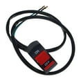 thumbnail image 3 of Colaxi Motorcycle Handlebar Push Switch 7/8" Mount Wire Length 80cm Wide Applications , A, 3 of 7