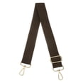 thumbnail image 1 of Uxcell Correas de bolso de repuesto cruzadas, correa de hombro de 51 pulgadas, correas de lona ajustables para bolso, billetera, clutch y bolsas cruzadas, marrón oscuro, 1 of 6