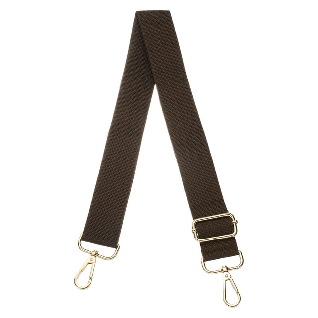 Uxcell Correas de bolso de repuesto cruzadas, correa de hombro de 51 pulgadas, correas de lona ajustables para bolso, billetera, clutch y bolsas cruzadas, marrón oscuro