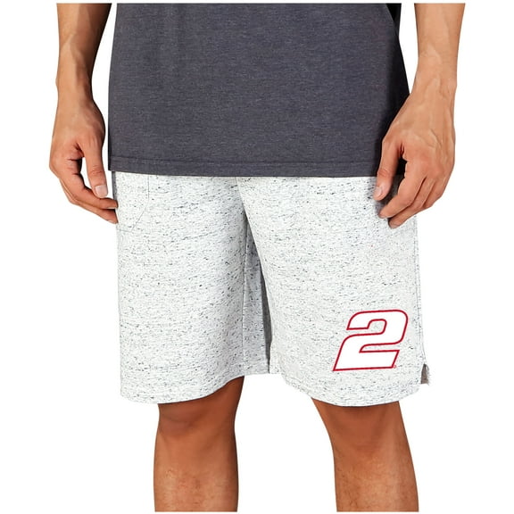 Men's Concepts Sport  White/Charcoal Austin Cindric Throttle Knit Jam Shorts