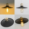 thumbnail image 3 of KAYYELAMP19.6 Feet Dimmable Switch Plug in Cable French Gold E26 Base Black Metal Shade Retro Design Hanging Lamp for Kitchen Bar Bedsides(No Bulb), 3 of 6