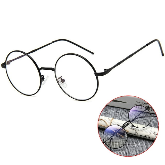Bangcool Lunettes pour les Yeux Unisexe Mode Lentille Claire Lunettes Rétro Lunettes de Lecture