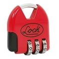 thumbnail image 1 of Candado Combinación Digital Maletero 36 Mm Rojo L21m36 Lock Lock L21M36, 1 of 3