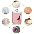 thumbnail image 4 of Hand Painted Cute Penguins Translucent Plastic Cans Storage Canisters with Lid Set of 4, 4 of 7