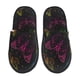 thumbnail image 1 of Fotbe Butterfly Pantuflas Peludas para Mujer con Estampado, Zapatillas de Peluche, Zapatos de Invierno para Casa, Uso Interior y Exterior-Large, 1 of 8