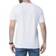 thumbnail image 2 of Comodidad diaria] Camiseta de manga corta "Confía en Dios" para hombre - Cuello redondo informal, algodón ligero, para todo el año, lavable a máquina - Camiseta gráfica en rojo y negro intenso para ad, 2 of 8