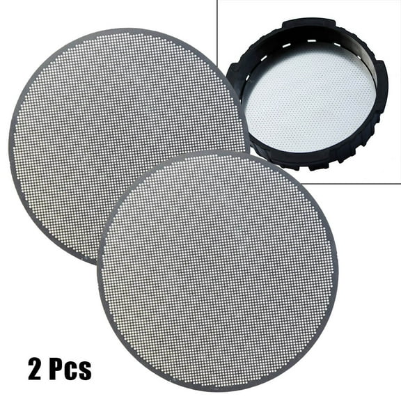 2pcs Coffee Metal Filters Reusable Stainless Steel Coffee Filter Mesh Compatible with for Aeropress Coffee Maker Coffee Acces (Light Grey)