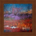 thumbnail image 2 of 21x21 Traditional Cherry Complete Wood Square Picture Frame with UV Acrylic, Foam Board Backing, & Hardware, 2 of 8