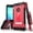 Hot Pink/Black, variant on RED BEYOND CELL TRI-SHIELD RUGGED CASE COVER with KICKSTAND + BELT CLIP HOLSTER + LANYARD STRAP + CREDIT CARD POCKET FOR GOOGLE PIXEL XL 5.5"