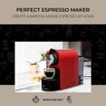 thumbnail image 5 of ChefWave Espresso Machine (Red) with Capsule Holder, Cups and Milk Frother, 5 of 8