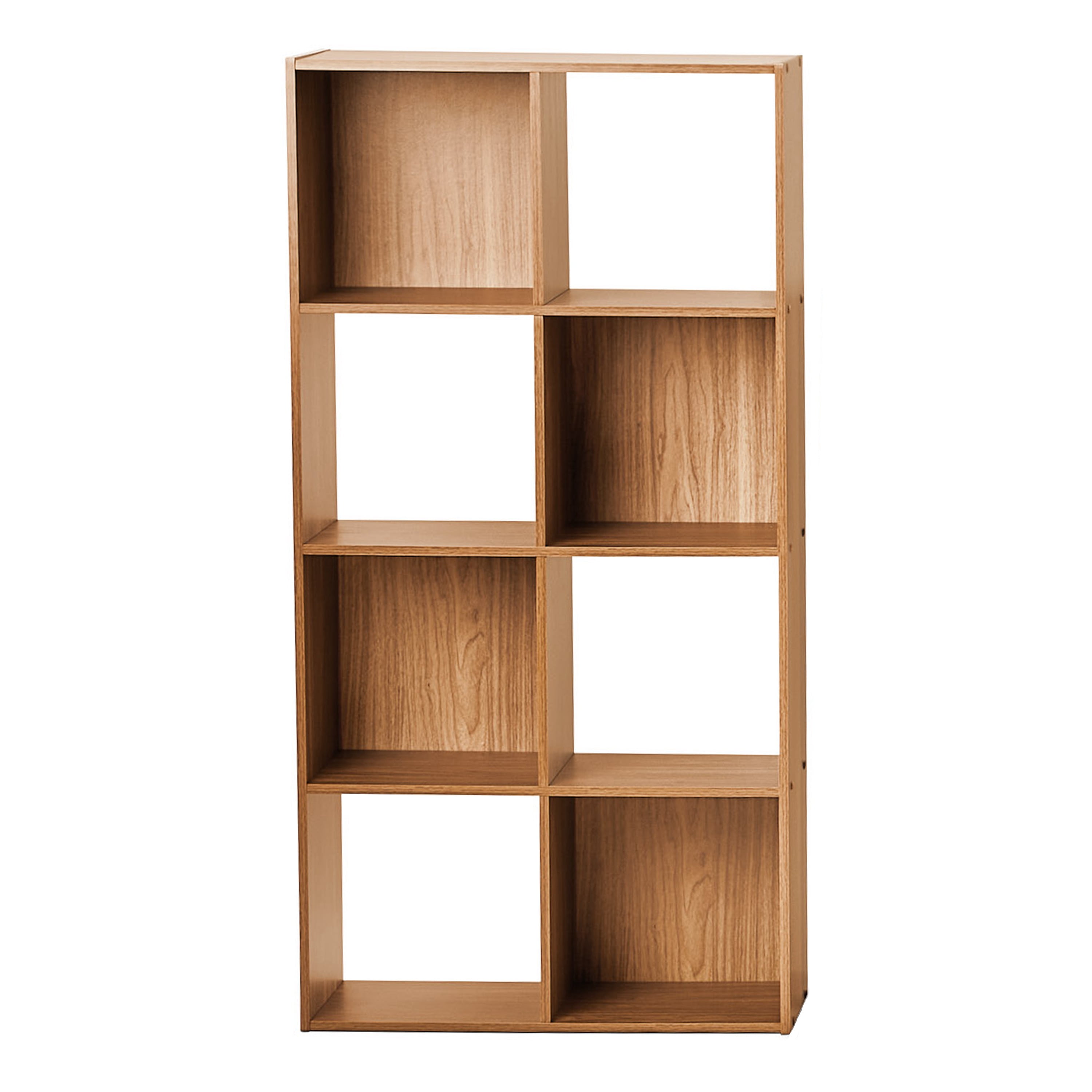 Mainstays 8 Cube Storage Organizer, Warm Walnut