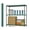 Green, variant on Focus Foodservice FGN063G 63 in. green epoxy post no feet