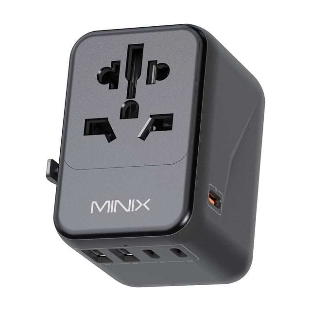 MINIX TP35 Adaptateur de Voyage Universel avec Port PD 35W International