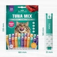 thumbnail image 6 of Beloved Pets Creamy Lickable Cat Treats & Wet Food Squeeze Tubes – Liquid Kitten Snacks, Urinary Health Support, Multivitamin Treats for Cats & Small Dogs, Lick Up 40 Sticks Tuna Mix, 6 of 8