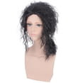 thumbnail image 1 of Peluca para cosplay, disfraz de anime de Michaels Jackson, 50 cm, sintética, 1 of 3