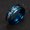 Blue, variant on Vintage Chinese Dragon Plated Black Ring With Carbon Fiber Inlay 8mm Stainless Steel For Men And Women Styles