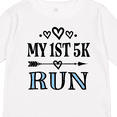 thumbnail image 4 of Inktastic 1st 5K Race Running Fitness Girls Long Sleeve Toddler T-Shirt, 4 of 5