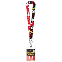 Lanyard with Card Holder - Mickey