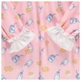 thumbnail image 4 of Girls Granny Gown Nightgown, Toddler to Big Kid, Cookies and Milk Design, Soft, Comfortable, Adorable Pajamas For Girls, 4 of 5