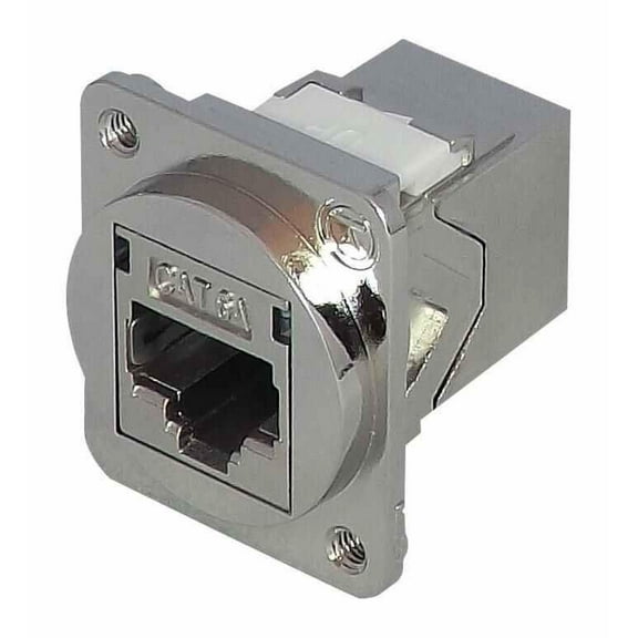 TUK - Shielded Cat6A Through Coupler, 8P8C Female to Female