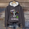 thumbnail image 1 of Prix Réduit! Aqestyerly Hauts de Noël Grande Taille pour Femmes Imprimé de Noël Col Rond Manches Longues Pull Ample, 1 of 3