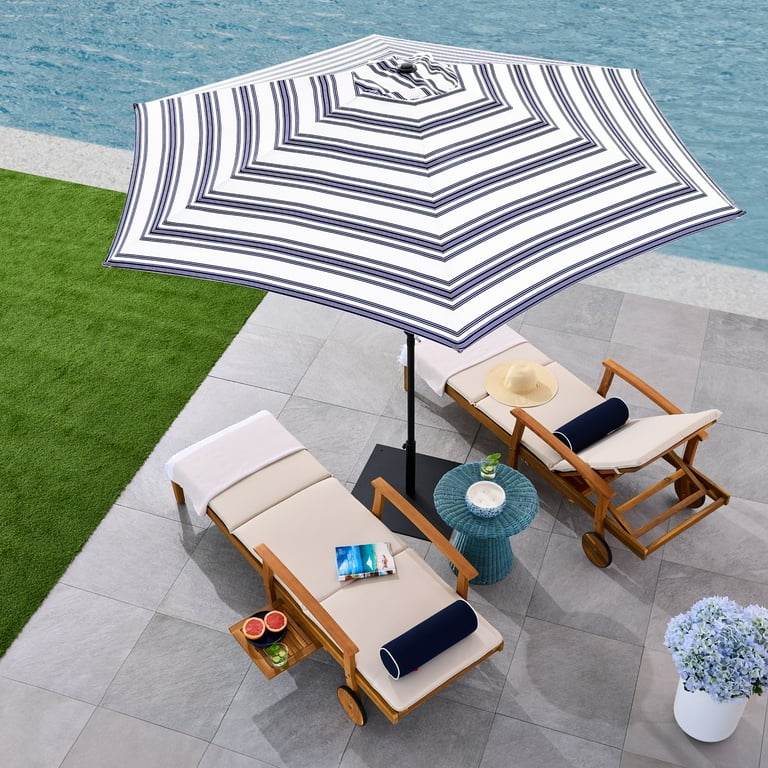 best patio umbrella on amazon Amazon.com : AreShark 9 FT Patio Umbrella for Outdoor, Outdoor Table  Umbrella with Push Button Tilt and Crank, Outdoor Patio Umbrellas with 8  Sturdy Ribs for Market, Garden, Pool (Beige) : Patio,
